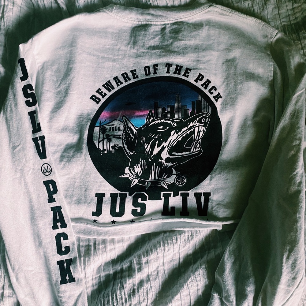 cropped long-sleeve